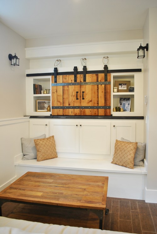 Hide Or Decorate Around The Tv, Sliding Barn Door Tv Cover