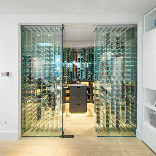 5 Epic Wine Cellar Design Ideas To Get The Juices Flowing Uncorked Blog - Glass Wine Wall Ideas