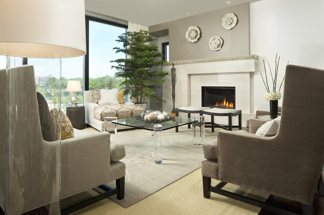 Eclectic Living Room - Modern - Living Room - minneapolis - by KSID ...