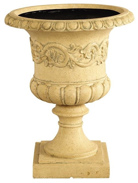 Grecian Urn Planter - Traditional - Outdoor Pots And Planters