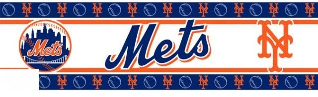 MLB New York Mets Self Stick Wall Border - Eclectic - Wall Decals - by ...