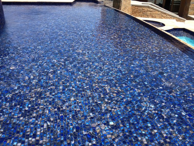 Tile is everything - Contemporary - Pool - phoenix - by Red Rock Pools ...
