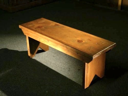 Thick Barn Wood Plank Bench - Farmhouse - Dining Benches