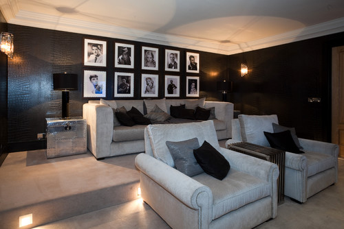 Décor 5 Great Ideas For A Home Cinema Room Darlings Of Chelsea Blog - Home Theater Room Wall Decor