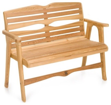 Adirondack and Beyond Twin Otter Outdoor Bench - Modern - Outdoor ...