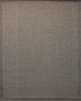 Area Rug: Melbourne Gray Polypropylene 7' 10