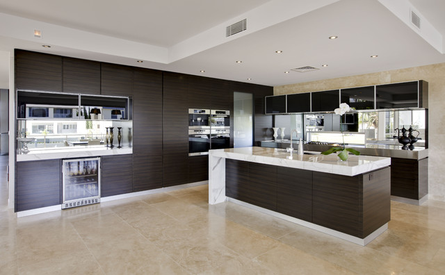 Contemporary Kitchen Design Soverign Island Gold Coast Australia ...
