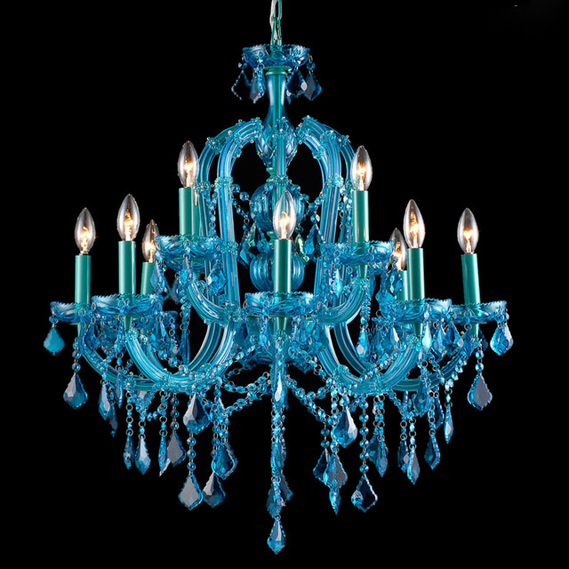 Ocean Drive Two Tier Chandelier - Modern - Chandeliers - by Lightology