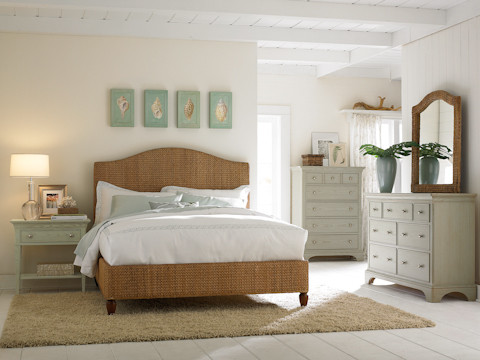 Banana Leaf Weave Bedroom Set - Traditional - Bedroom Furniture Sets ...
