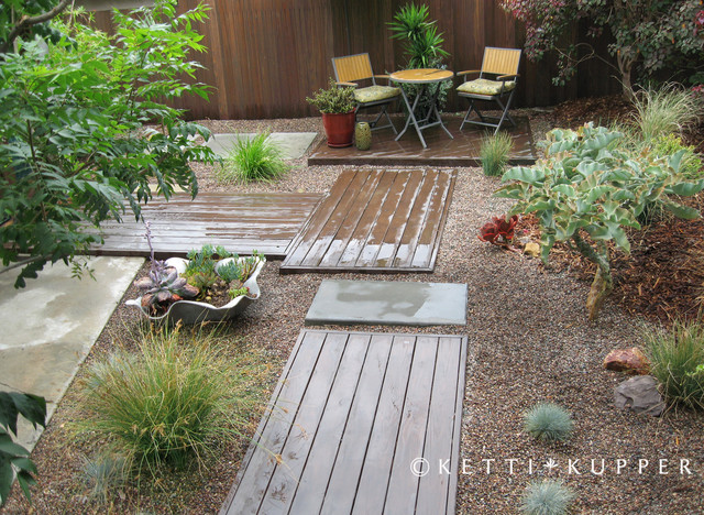 Entry Deck Walkway - Contemporary - Landscape - los angeles - by Ketti ...