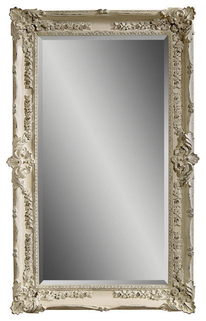 Antique White Victorian Wall Mirror - Traditional - Mirrors - by ...