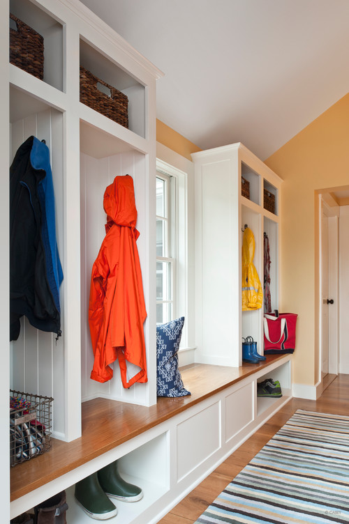mudroom organization means giving everyone some personal space