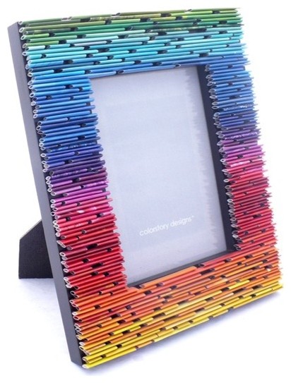 Gradient Picture Frame Made From Recycled Magazines by Colorstory ...