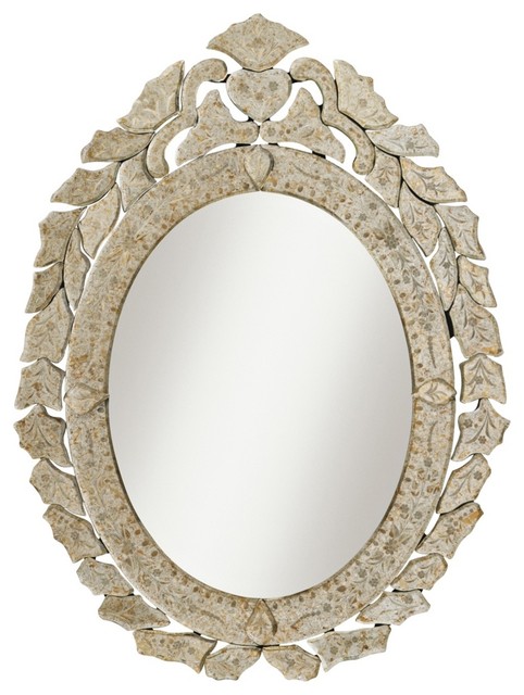 Frameless Kichler Petite Oval Antique Beveled Frame 28