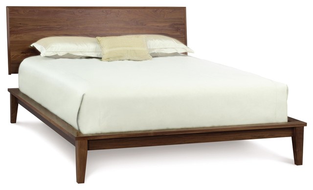 The Soho Platform Bed in solid walnut - Contemporary - Platform Beds ...