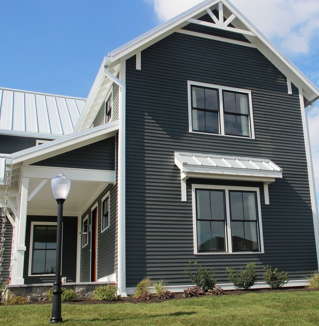 Iron Gray ColorPlus Iowa Farmhouse Reside - Farmhouse - Exterior ...