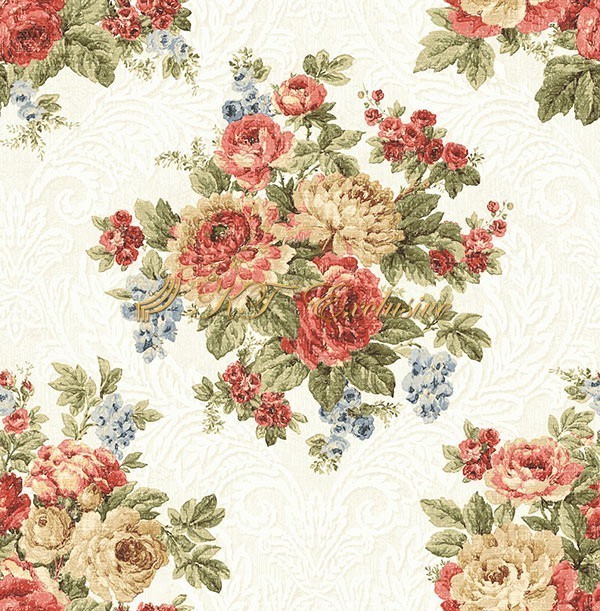Ddo20701 Floral Wallpaper - Victorian - Wallpaper - by The Fabric Co