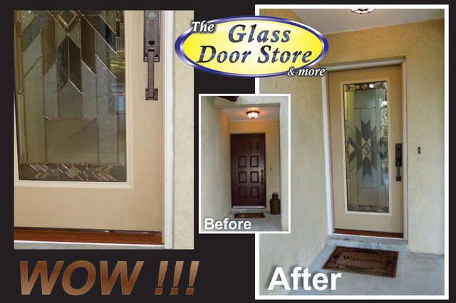 Front Door Remodel and Replacement - Eclectic - Entry - tampa - by The ...