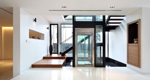 Contemporary Entry Residential Elevator