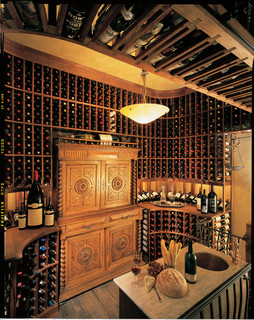 traditional wine cellar