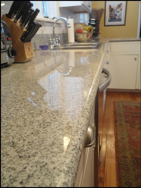 Lazy Granite Imperial White Countertops - Traditional - Kitchen ...