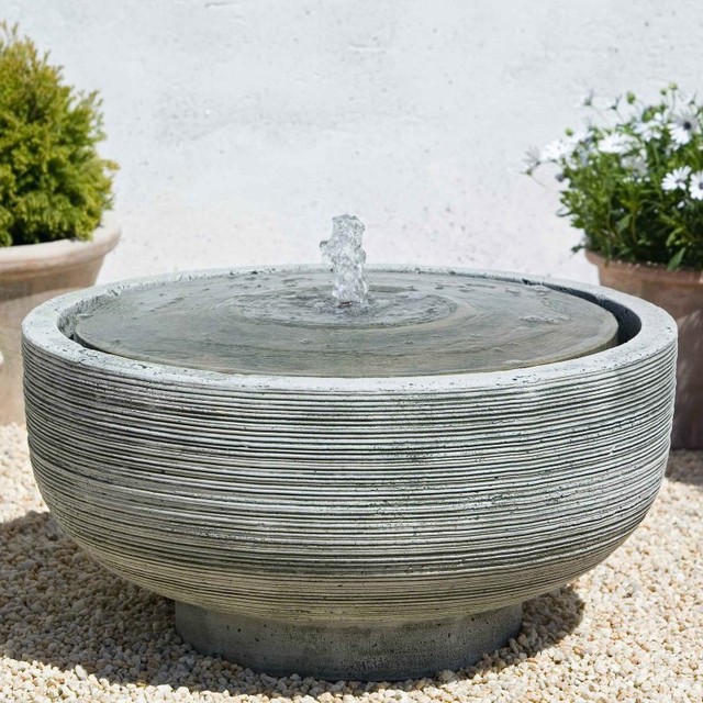 Campania International Girona Outdoor Bird Bath Fountain - FT-102-NA ...