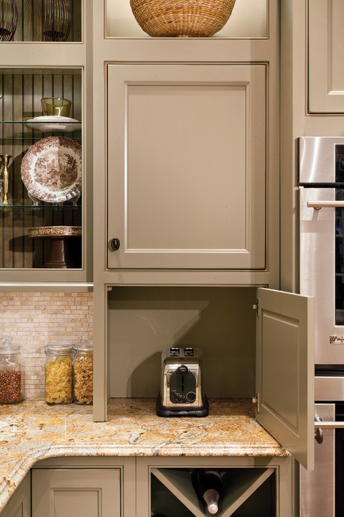 Small Kitchen Appliance Storage 