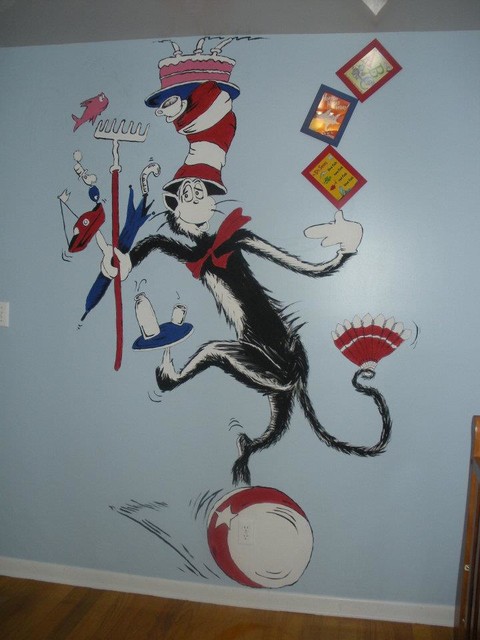 Cat In The Hat Nursery Theme - Eclectic - Bedroom - tampa - by Unique ...