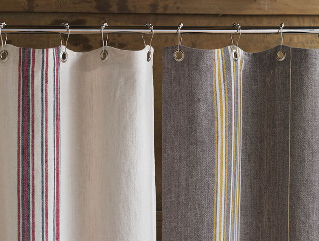 Shower Curtains For Men Home Ideas, Coyuchi Rippled Stripe Organic Shower Curtain