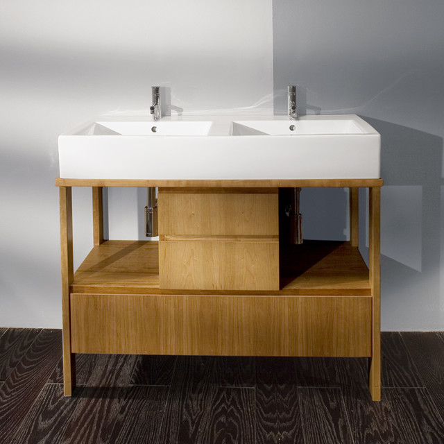 Small Double Sink Consoles, Smallest Double Sink Bathroom Vanity