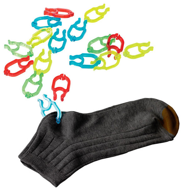 Sock Cop Clips - Contemporary - Laundry Products - by The Container Store