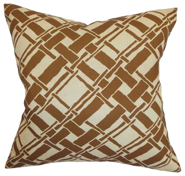 Rygge Bamboo Pillow Brown 18