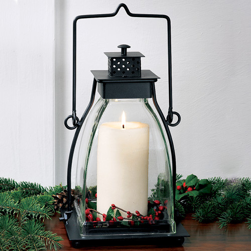Square Bell Jar Lantern - Traditional - Candleholders - by Monticello