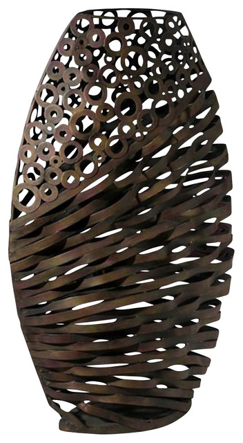 Alicia Wire Vase, Large - Contemporary - Vases - by Chachkies