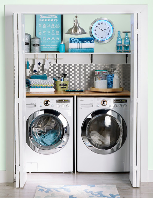 Closet Laundry - Transitional - Laundry Room - by Lowe's Home Improvement