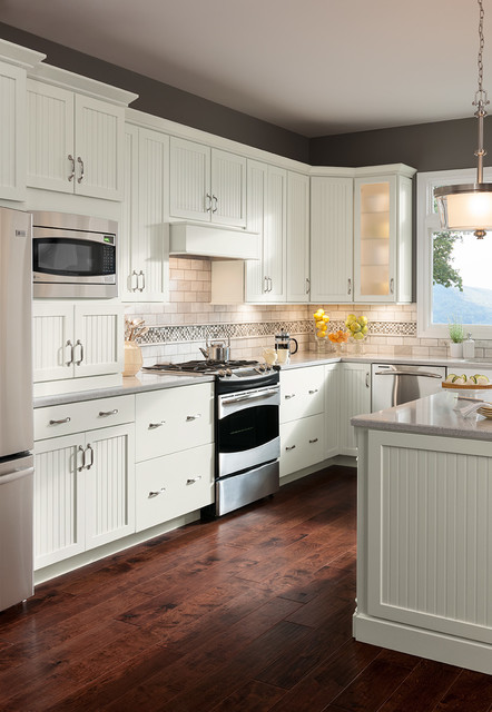 Cottage Painted Linen Cabinets - Transitional - Kitchen - dc metro - by ...