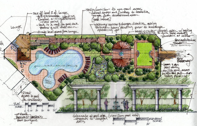 Conceptual designs - Site And Landscape Plan - new york - by Liquidscapes