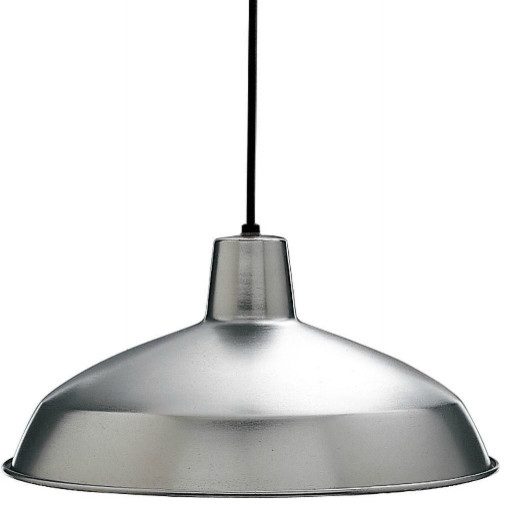 Brushed Steel One-light Pendant - Contemporary - Pendant Lighting - by ...