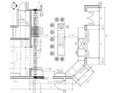 IKEA Ramsjo White cabinets & Wolf range - Contemporary - Kitchen ...