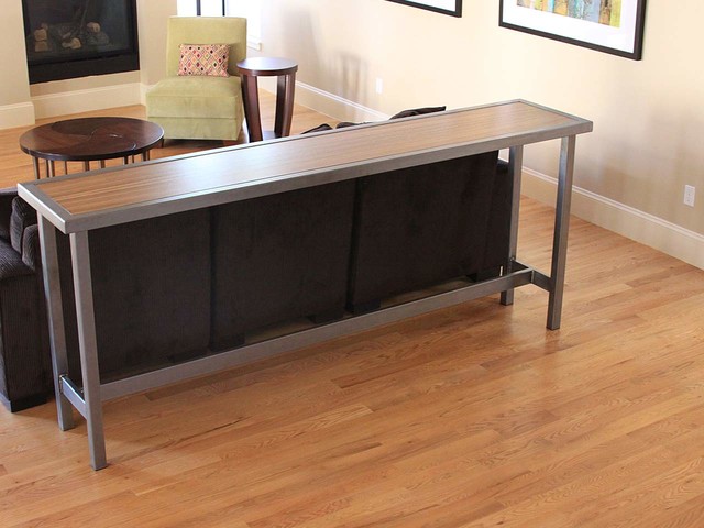 Zebrawood Bar Table - Modern - Living Room - denver - by ...