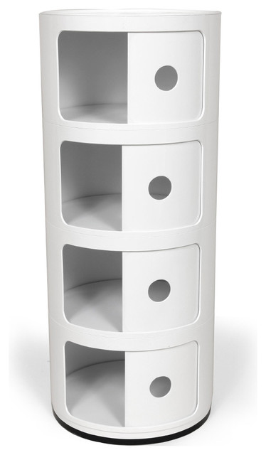 Futuristic Storage Cabinet in White - Modern - Storage Cabinets - by ...