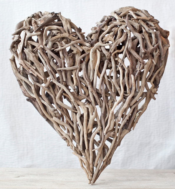 Driftwood Heart - Artwork - new york - by Samantha Drew Interiors