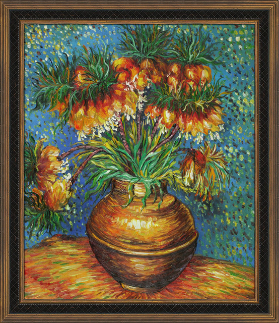 Vincent Van Gogh - Crown Imperial Fritillaries in a Copper Vase Oil ...