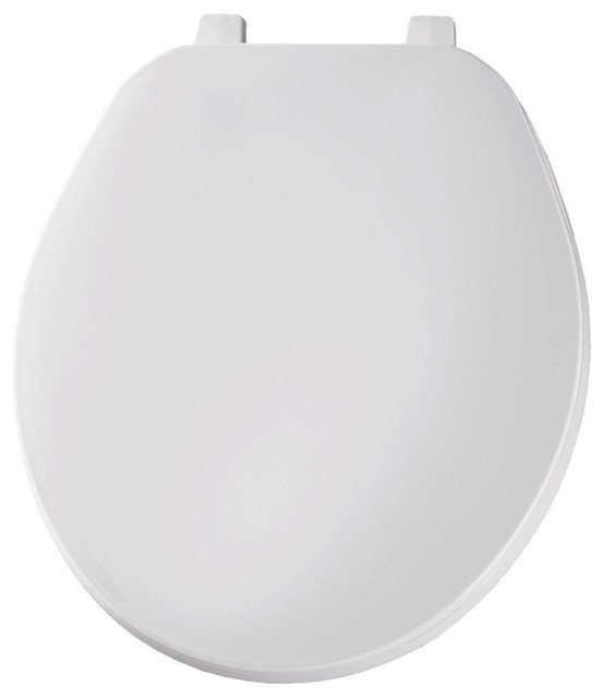 Glacier Bay Seats Round Closed Front Toilet Seat in White 70 000 ...