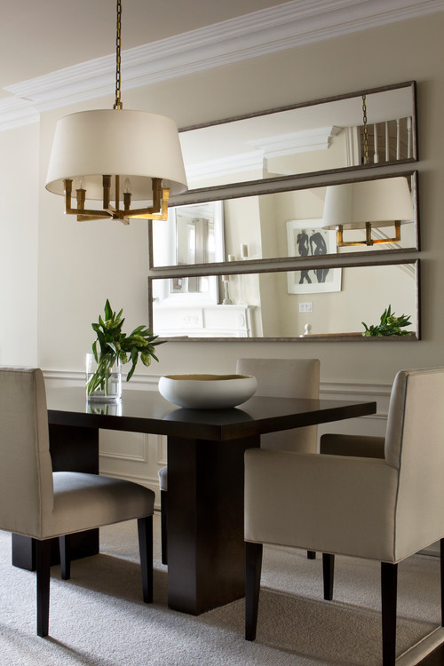 5 Tips For Hanging Wall Mirrors, How High Should Mirror Be In Dining Room