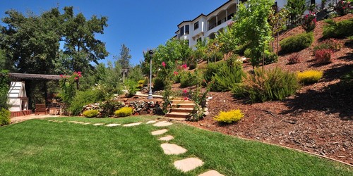 Hillside Backyard Slope Solutions, Hilly Backyard Landscape Ideas