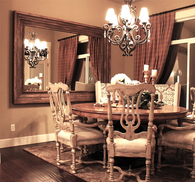 Dining Room Wall Mounted Mirror - Traditional - Dining ...