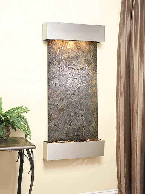 The Cascade Springs - Wall Mounted Water Features - Tropical - Indoor ...