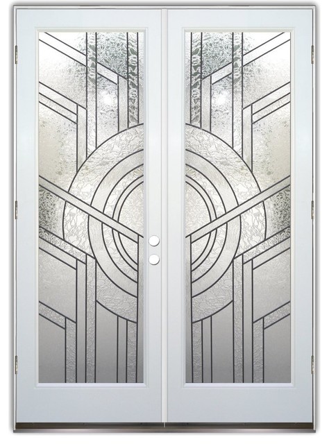 Glass Front Entry Doors - Frosted Obscure Etched Glass - Sun Odyssey ...