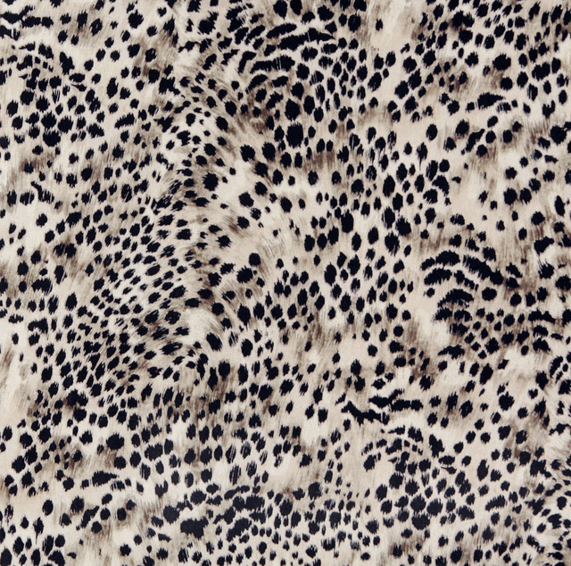 E422 Cheetah Animal Print Microfiber Fabric - Contemporary - Upholstery ...